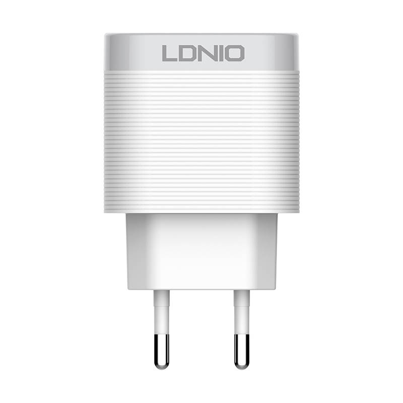 Zidni punjač LDNIO A303Q USB 18W + Lightning kabel