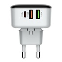 Zidni punjač LDNIO A3513Q 2USB, USB-C 32W + Lightning kabel