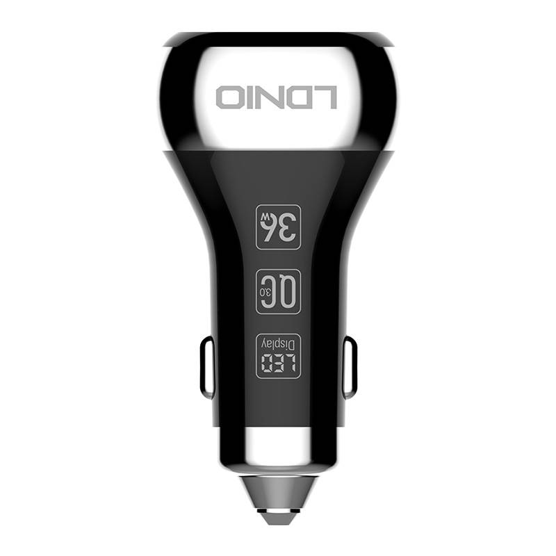 LDNIO C2 2USB auto punjač + MicroUSB kabel