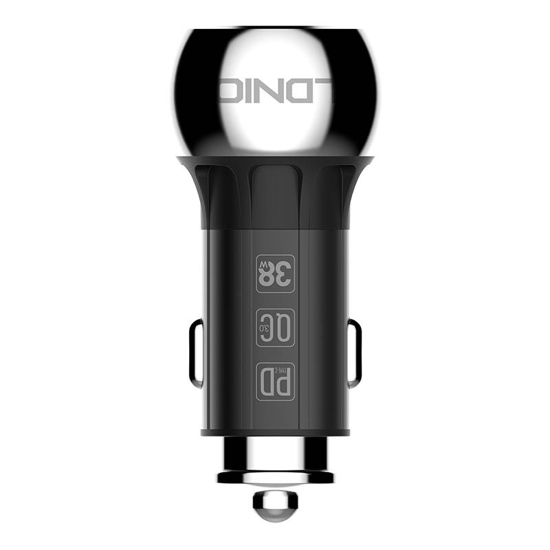 LDNIO C1 USB, USB-C auto punjač + USB-C - USB-C kabel