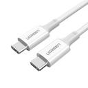 Kabel USB-C muški na USB-C muški 2.0 UGREEN US300, 2m (bijeli)