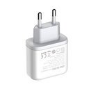 Zidni punjač LDNIO A2526C USB, USB-C 45W + Lightning kabel