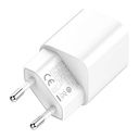 Zidni punjač LDNIO A2318C USB, USB-C 20W + USB-C - Lightning kabel