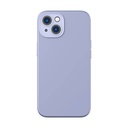 Baseus Liquid Silica Gel Case za iPhone 14 Plus (lavanda)+ kaljeno staklo + set za čišćenje