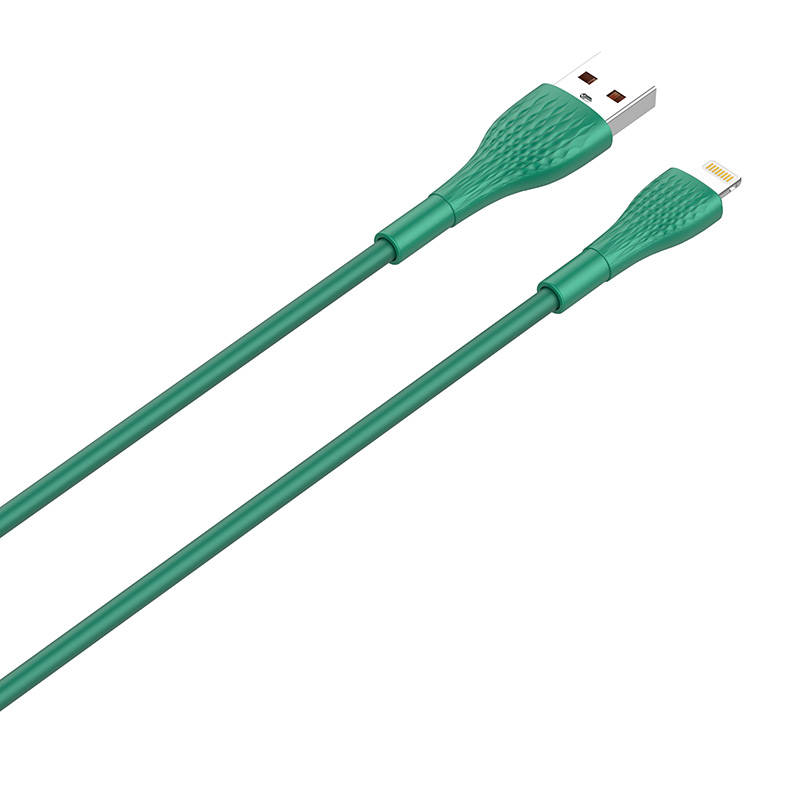 Lightning kabel LDNIO LS672 30W, 2m (zeleni)