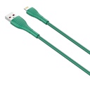 Lightning kabel LDNIO LS672 30W, 2m (zeleni)