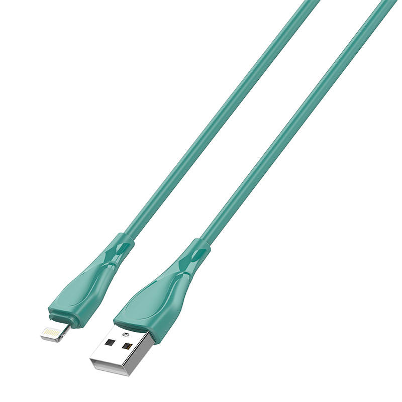 Lightning kabel LDNIO LS612 25W, 2m (zeleni)