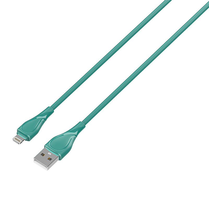 Lightning kabel LDNIO LS611 25W, 1m (zeleni)