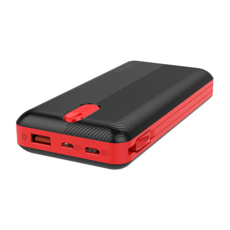 Powerbank LDNIO PL2014, 20000mAh + 3u1 kabel (crni)