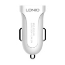 Auto punjač LDNIO DL-C17, 1x USB, 12W + Micro USB kabel (bijeli)