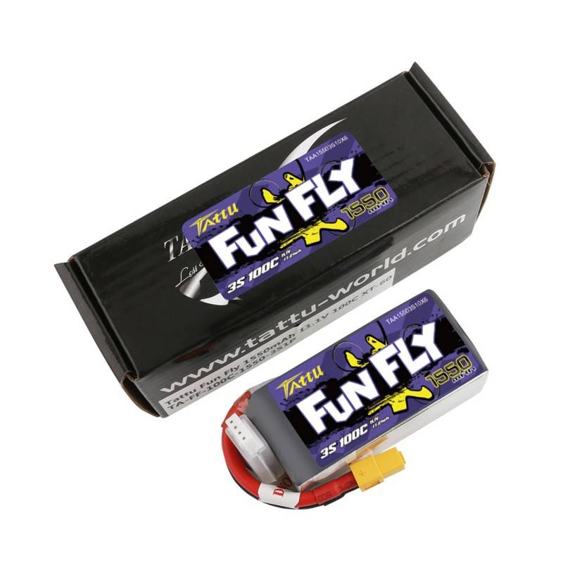 Baterija Tattu Funfly 1550mAh 11,1V 100C 3S1P