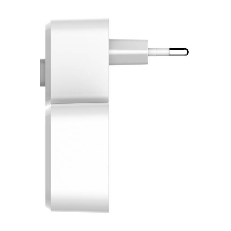 LDNIO SC2311 produžni kabel s 2 AC utičnice, 2USB, USB-C, 2500 W s noćnim svjetlom, EU/US (bijeli)