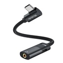 USB-C na AUX mini priključak 3,5 mm + USB-C adapter, Mcdodo CA-1880 (crni)