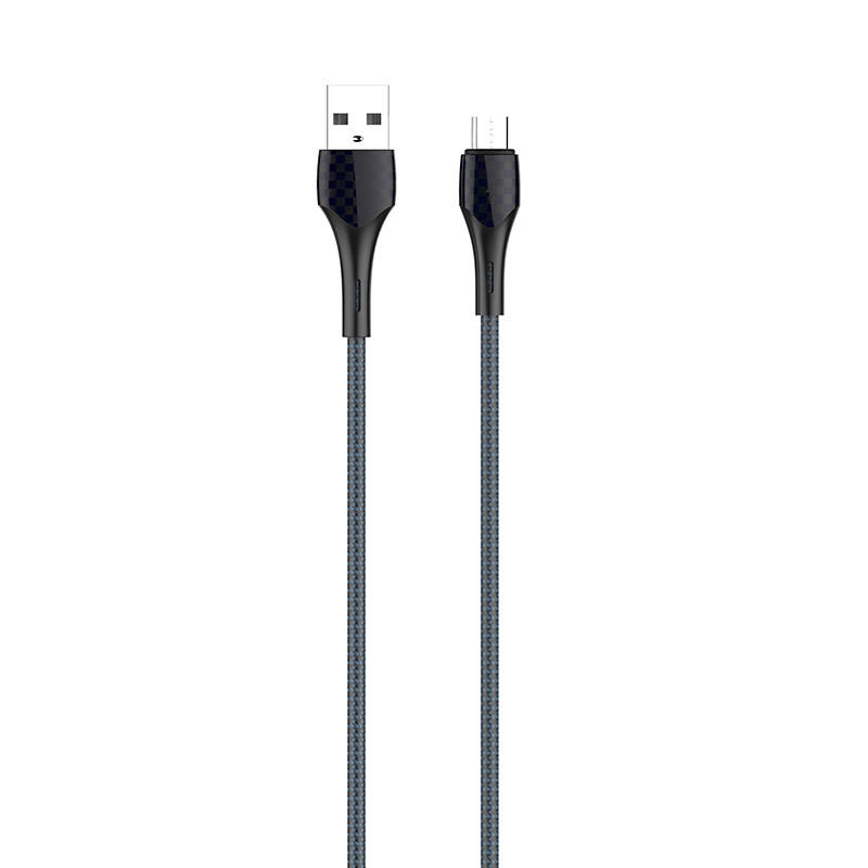 LDNIO LS521 1m USB - mikro USB kabel (sivo-plavi)