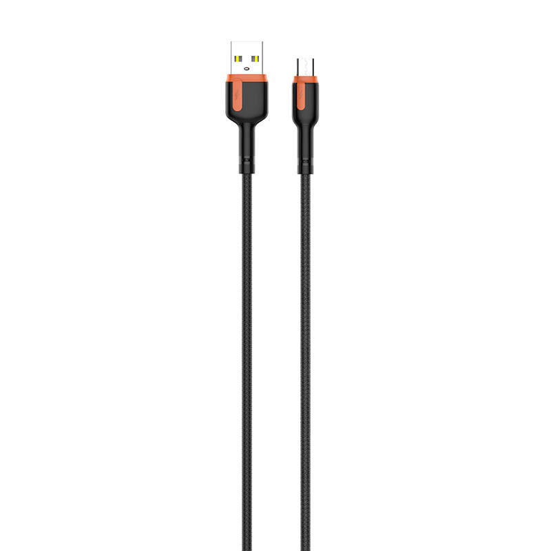 LDNIO LS531 USB - mikro USB kabel od 1 m (sivo-narančasti)