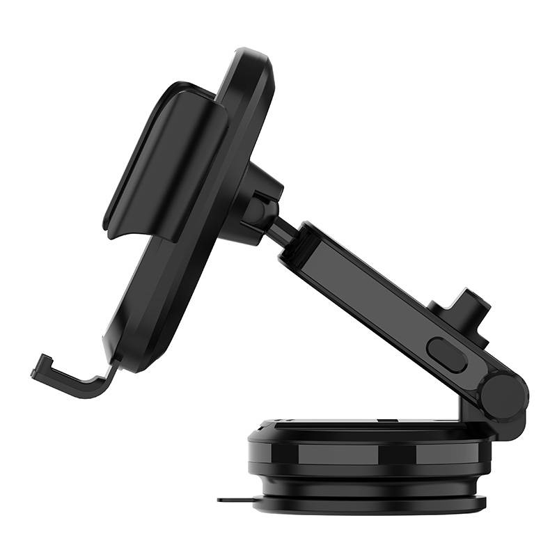 LDNIO Gravity Car Mount, MW21-1, s induktivnim punjačem 15 W (crni)