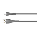 LDNIO LS671 USB - Micro USB 1m, 30W kabel (sivo)