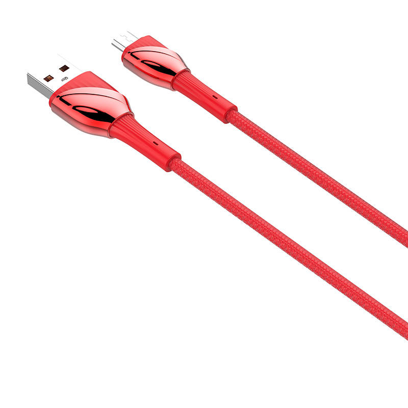 LDNIO LS662 USB - Micro USB 2m, 30W kabel (crveni)