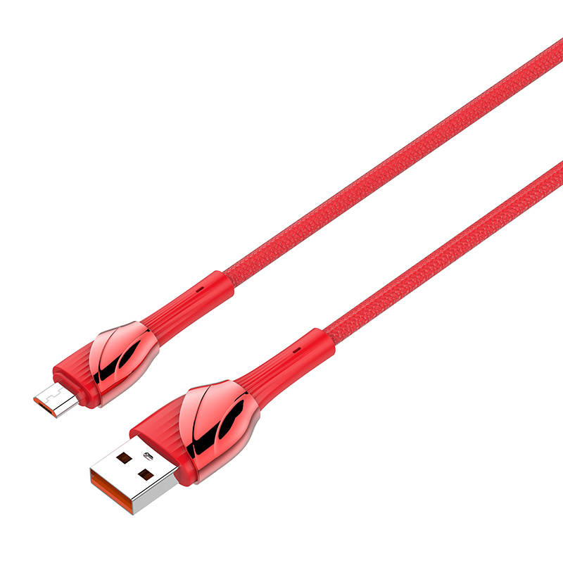 LDNIO LS662 USB - Micro USB 2m, 30W kabel (crveni)