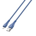 LDNIO LS612 USB - Micro USB 2m, 30W kabel (plavi)