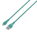 LDNIO LS611 USB - Micro USB 1m, 30W kabel (zeleni)