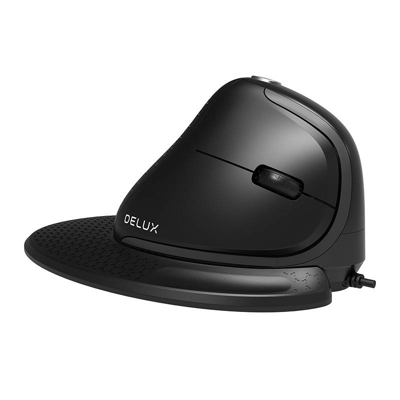 Žičani okomiti miš Delux M618XSU 4000DPI RGB