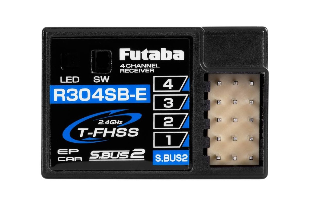 Futaba 4PM Plus T-FHSS, RX R304SB-E