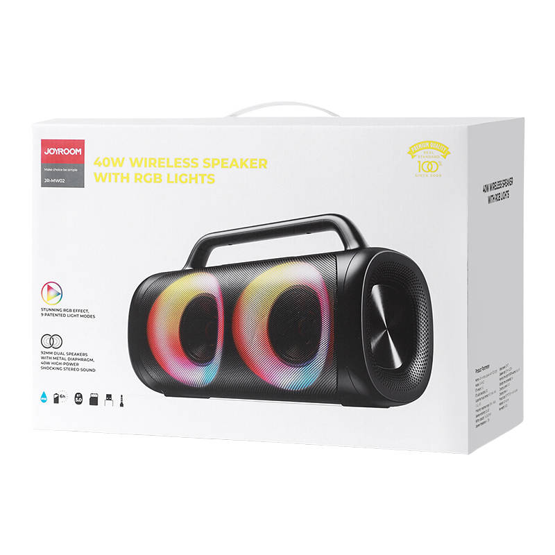 Bežični zvučnik 40W s RGB svjetlima Joyroom JR-MW02