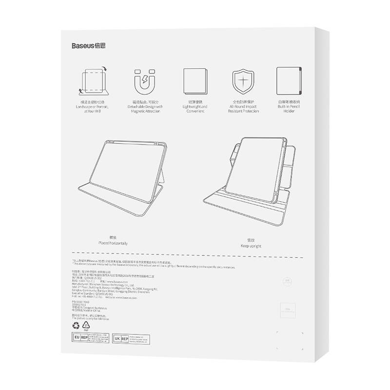 Baseus Minimalist Series IPad 10 10. 9" Magnetna zaštitna torbica (crna)