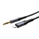 Priključni audio kabel 3,5 mm Lightning 1 m Joyroom SY-A02 (crni)