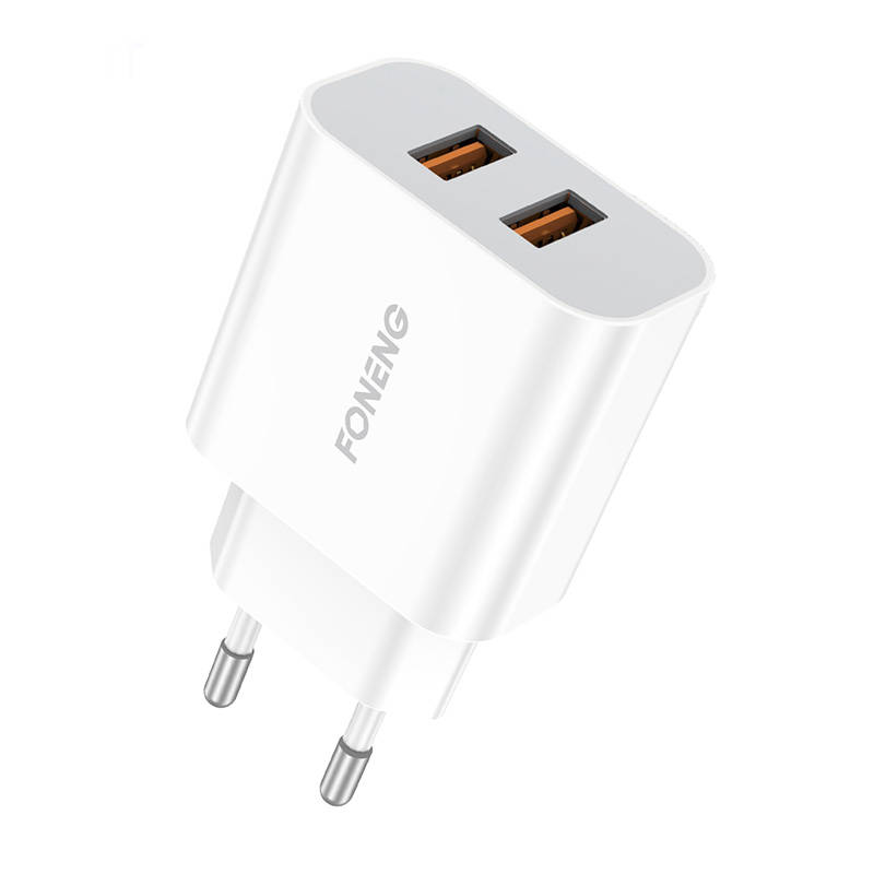 Brzi punjač Foneng 2x USB EU45 + USB Lightning kabel