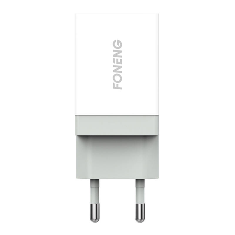 Brzi punjač Foneng 1x USB K210 + USB Type C kabel