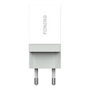 Brzi punjač Foneng 1x USB K210 + USB Type C kabel