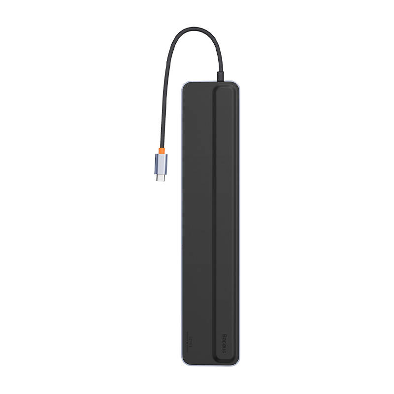 Hub 12w1 Baseus EliteJoy Gen2 serija USB-C do 2xHDMI+ 3xUSB 3.0+ PD+ DP+ SD/TF+ RJ45+Type-C+ 3,5 mm (tamno siva)