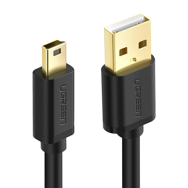 Kabel USB 2.0 UGREEN 10355B, muški, mini USB, 1m