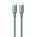 Kabel USB-C na USB-C UGREEN 15310 (zeleni)