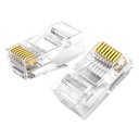 Modularni utikači RJ45 Cat 6 UGREEN 50961, 10 komada (prozirni)