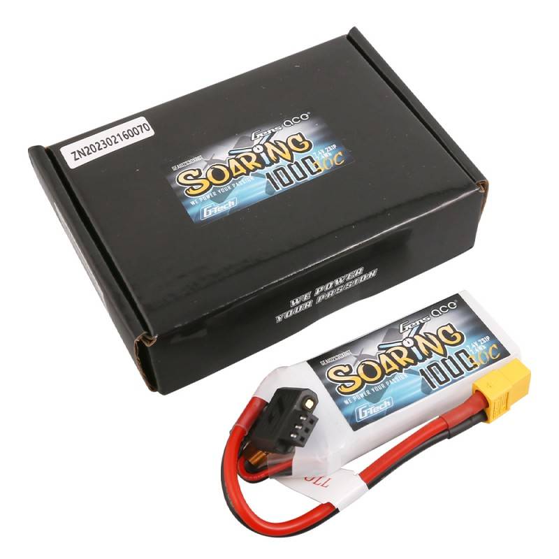 Baterija Gens Ace G-Tech Soaring 1000mAh 7.4V 30C 2S1P XT60