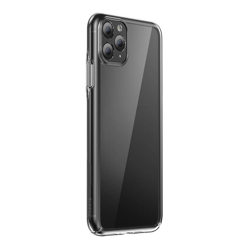 Maska Baseus Crystal Series za iPhone 11 pro (prozirna) + kaljeno staklo + set za čišćenje