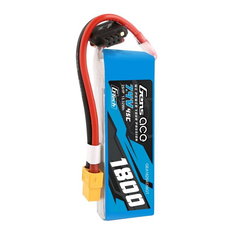 Baterija GensAce G-Tech LiPo 1800mAh 7.4V 45C 2S1P XT60