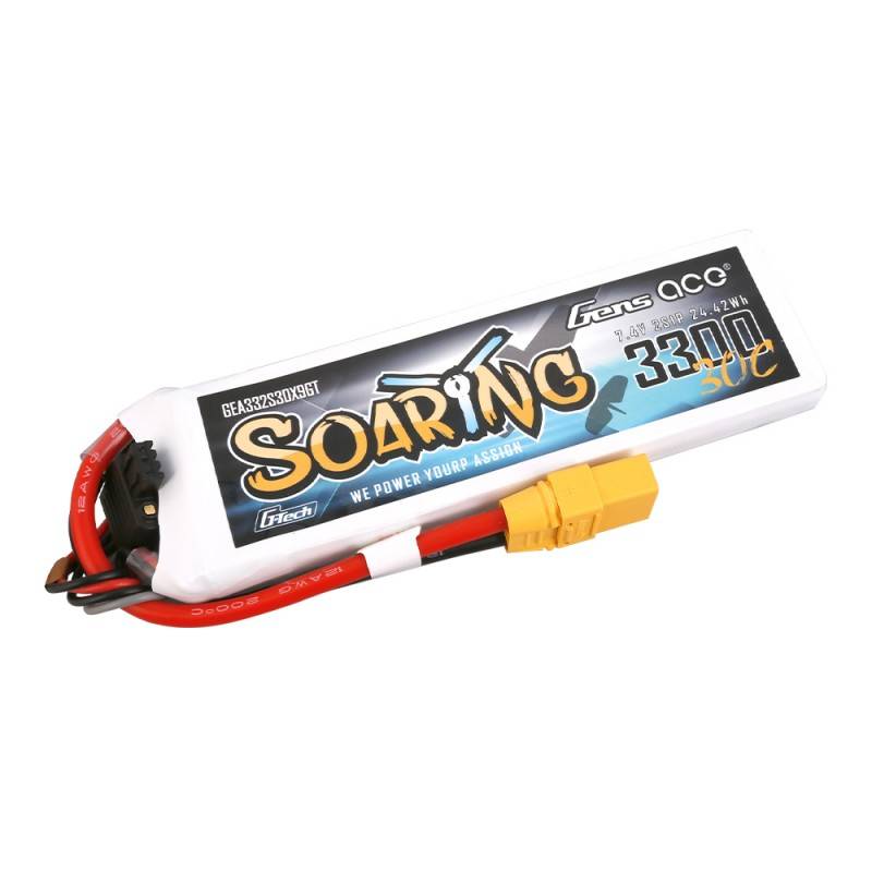 Baterija Gens Ace G-Tech Soaring 3300mAh 7.4V 30C 2S1P XT90