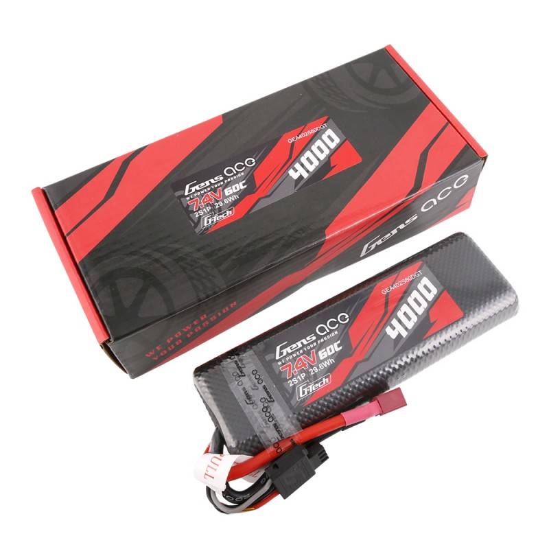 Akumulator Gens Ace G-Tech 4000mAh 7,4V 60C 2S1P HardCase T-utikač