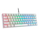 Mehanička gaming tipkovnica Motospeed CK61 RGB (bijela)