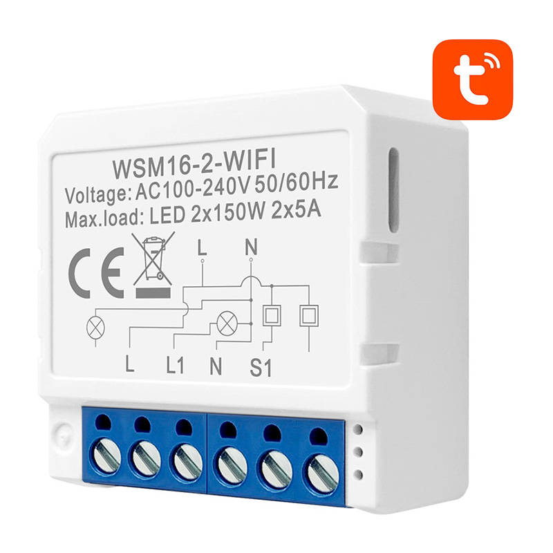 Modul pametnog prekidača WiFi Avatto WSM16-W2 TUYA