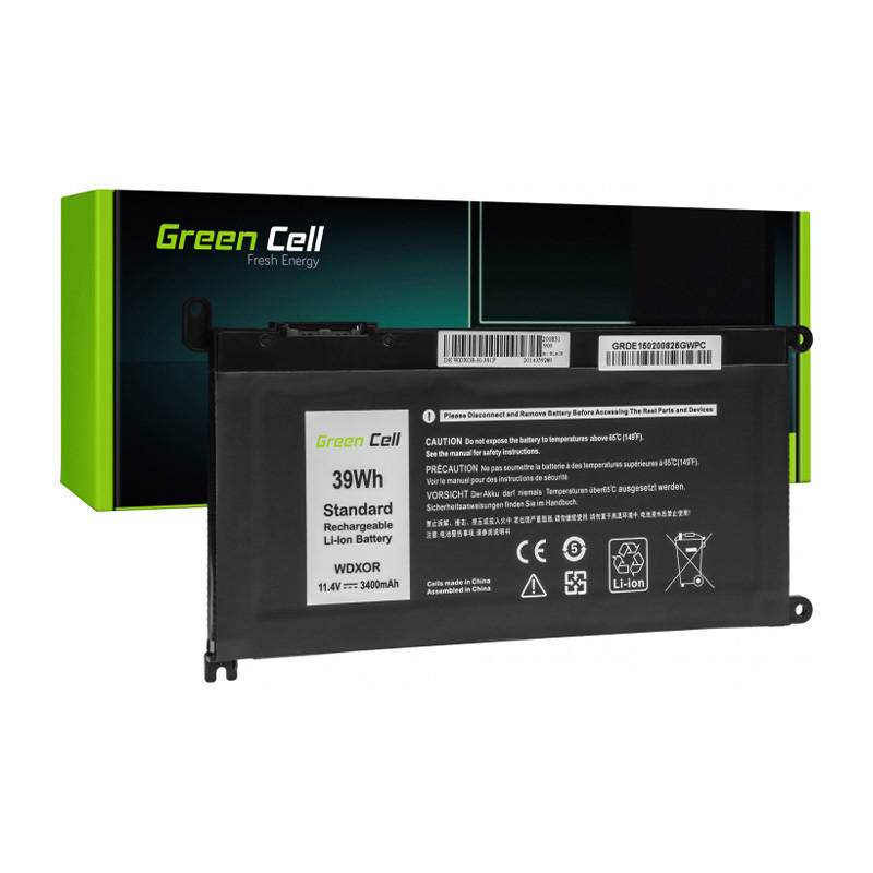 Baterija Green Cell WDX0R WDXOR za Dell Inspiron 13 5368 5378 5379 14 5482 15 5565 5567 5568 5570 5578 5579 7560 7570 17 5770