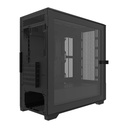 Darkflash DK415 kućište za računalo + 2 ventilatora (crno)