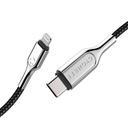 Kabel USB-C TO Lightning Cygnett Armored 30W 2m (crni)