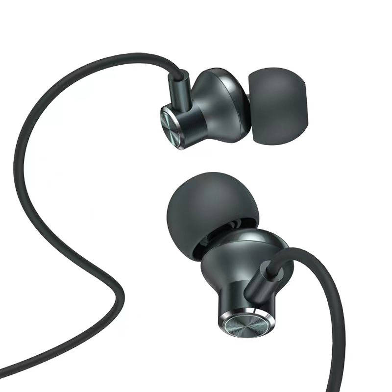 Žičane in-ear slušalice Vipfan M07, 3,5 mm (zelene)