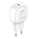 LDNIO A1206C zidni punjač, ​​USB-C, 27 W + USB-C na Lightning kabel (bijeli)