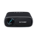 BlitzWolf BW-V4 1080p LED beamer / projektor, Wi-Fi + Bluetooth (crni)